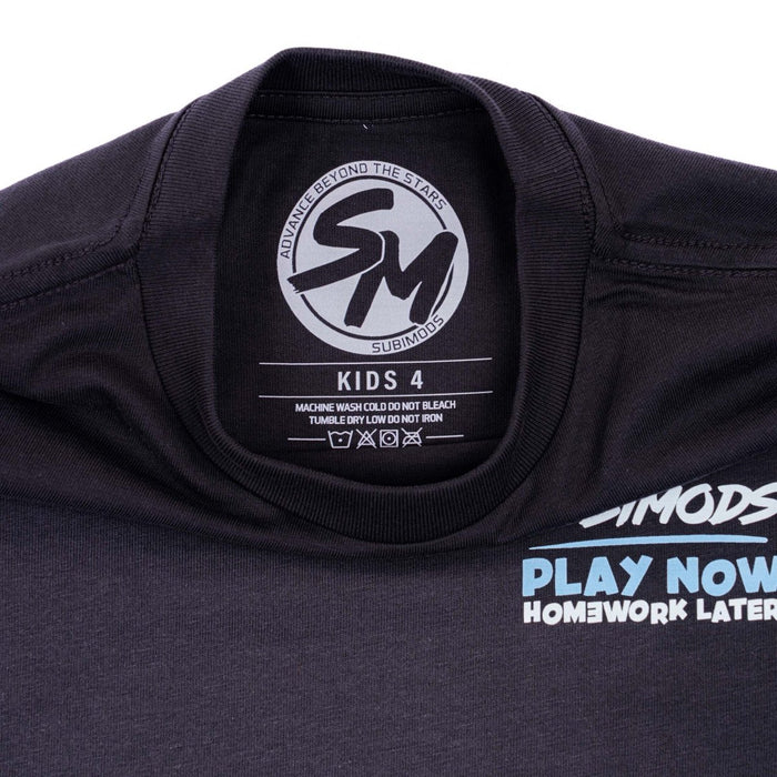 Subimods Official "Toy Car" Kids Short Sleeve Shirt Coal - SM - 2277 - 4 - Subimods.com