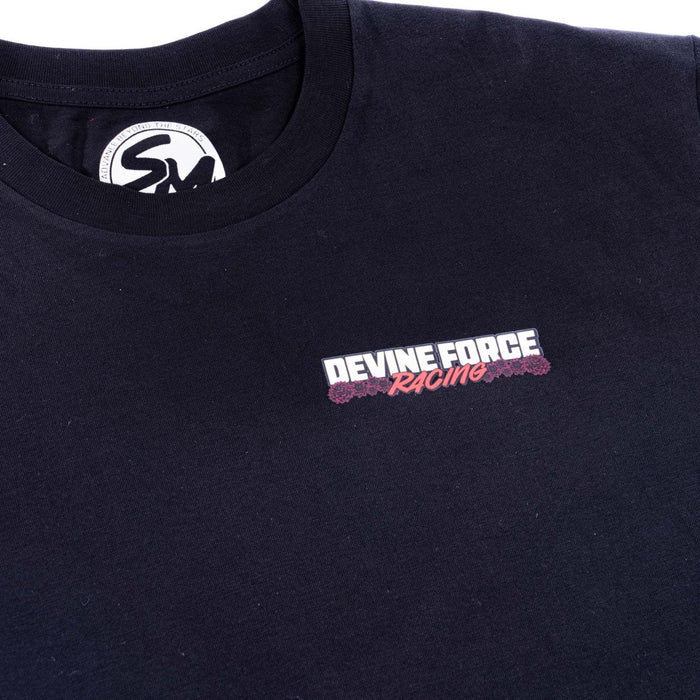 Subimods Official Trackside Team Series "Team Devine Force Racing" Short Sleeve Shirt Black - SM - 2263 - S - Subimods.com