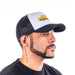 Subimods Official Trucker Cap Black and White w/ Golden Era Style Logo - SM - 2222 - Subimods.com