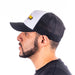Subimods Official Trucker Cap Black and White w/ Golden Era Style Logo - SM - 2222 - Subimods.com