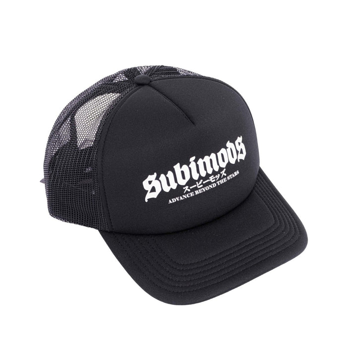 Subimods Official Trucker Cap Black w/ Street Style Logo - SM - 2221 - Subimods.com