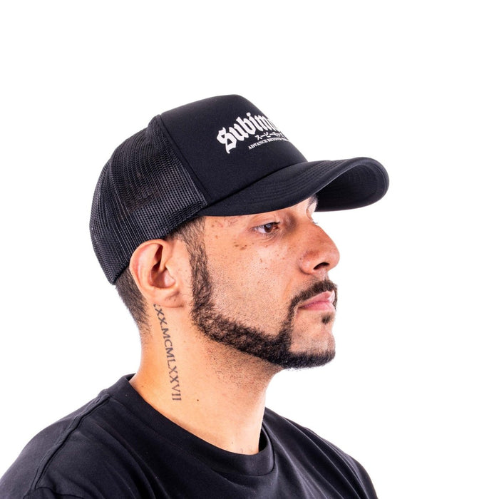 Subimods Official Trucker Cap Black w/ Street Style Logo - SM - 2221 - Subimods.com