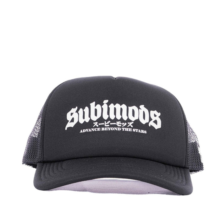 Subimods Official Trucker Cap Black w/ Street Style Logo - SM - 2221 - Subimods.com