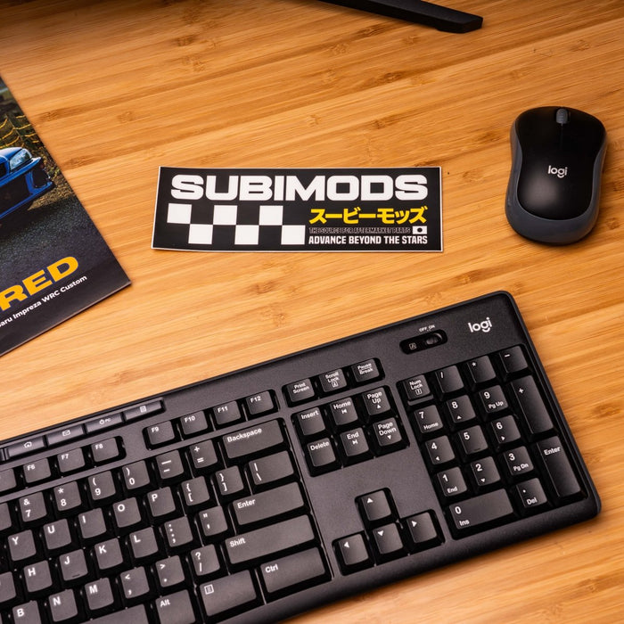 Subimods Official Twenty Twenty - Five Series "Checkered" Slap Sticker - SM-2245 - Subimods.com