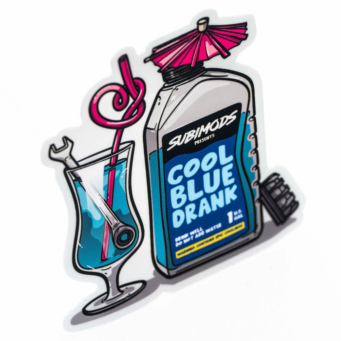 Subimods Official Twenty Twenty - Five Series "Cool Blue Drink" Slap Sticker - SM-2175 - Subimods.com