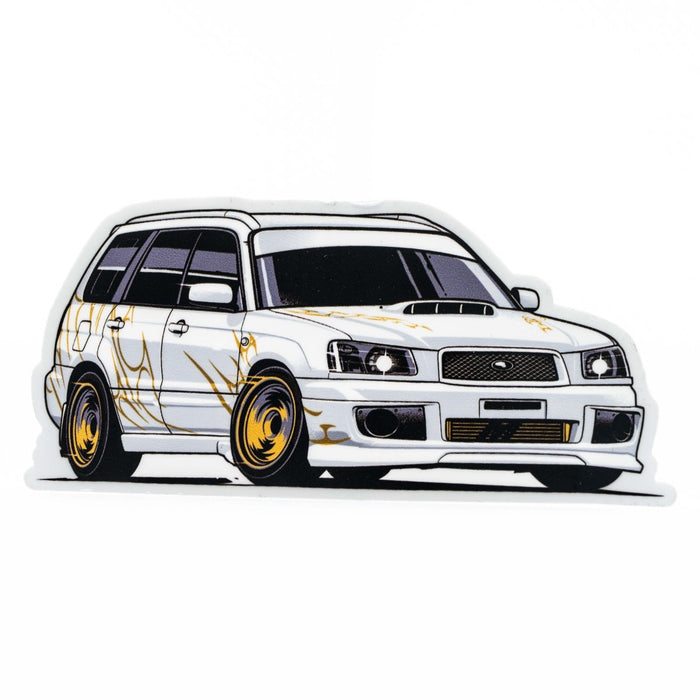 Subimods Official Twenty Twenty - Five Series "Drift Wagon" Slap Sticker - SM-3026 - Subimods.com