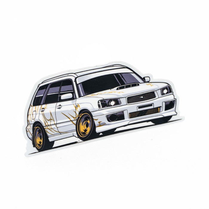 Subimods Official Twenty Twenty - Five Series "Drift Wagon" Slap Sticker - SM-3026 - Subimods.com