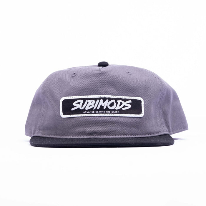 Subimods Official Two Tone Cap Gray - Black w/ "Patch" Style Logo - SM-3009 - Subimods.com