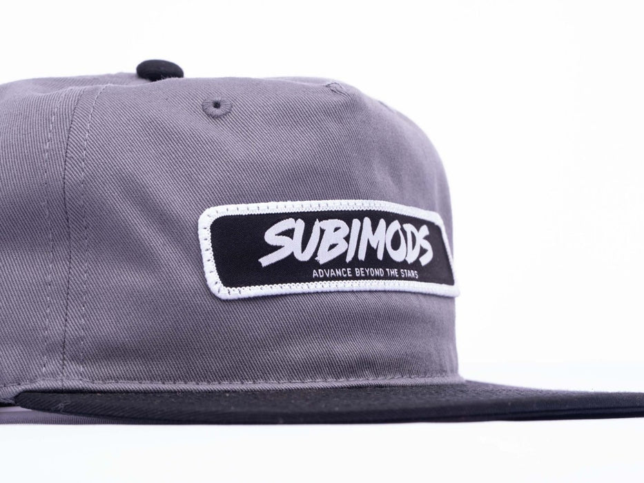 Subimods Official Two Tone Cap Gray - Black w/ "Patch" Style Logo - SM-3009 - Subimods.com