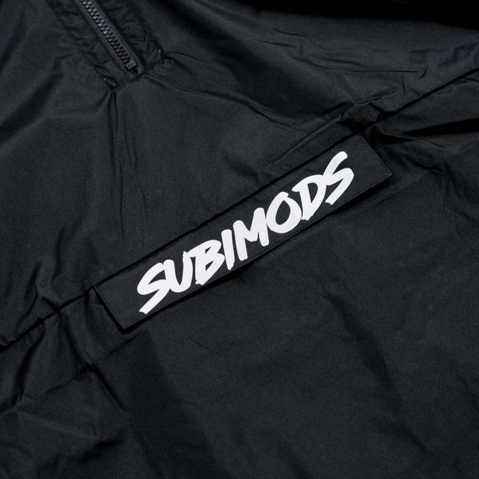 Subimods Official Windbreaker Black w/ OG Style Logo - SM-3010-S - Subimods.com