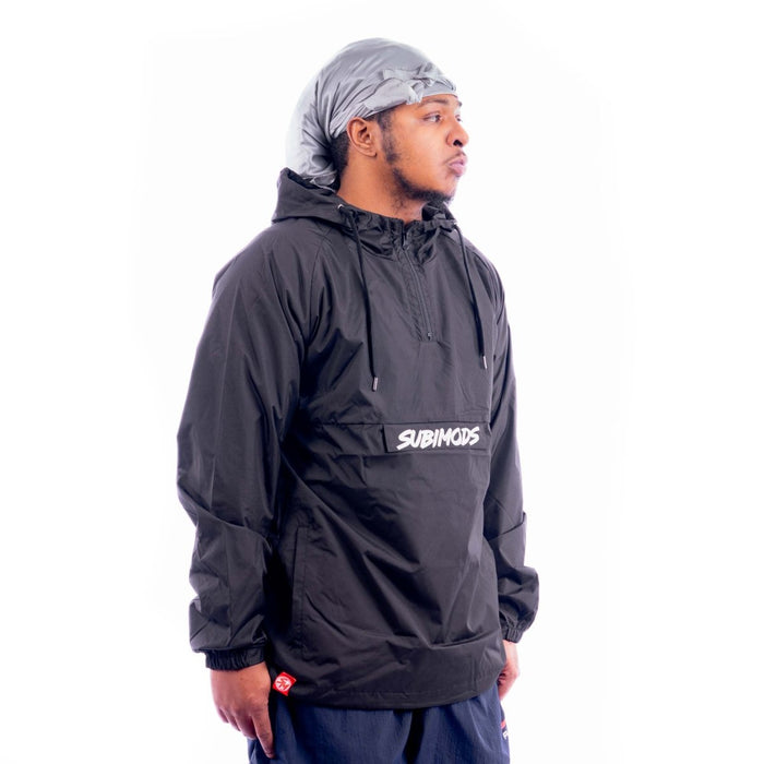 Subimods Official Windbreaker Black w/ OG Style Logo - SM-3010-S - Subimods.com