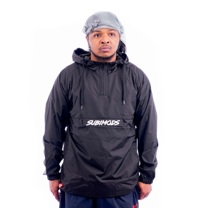 Subimods Official Windbreaker Black w/ OG Style Logo - SM-3010-S - Subimods.com