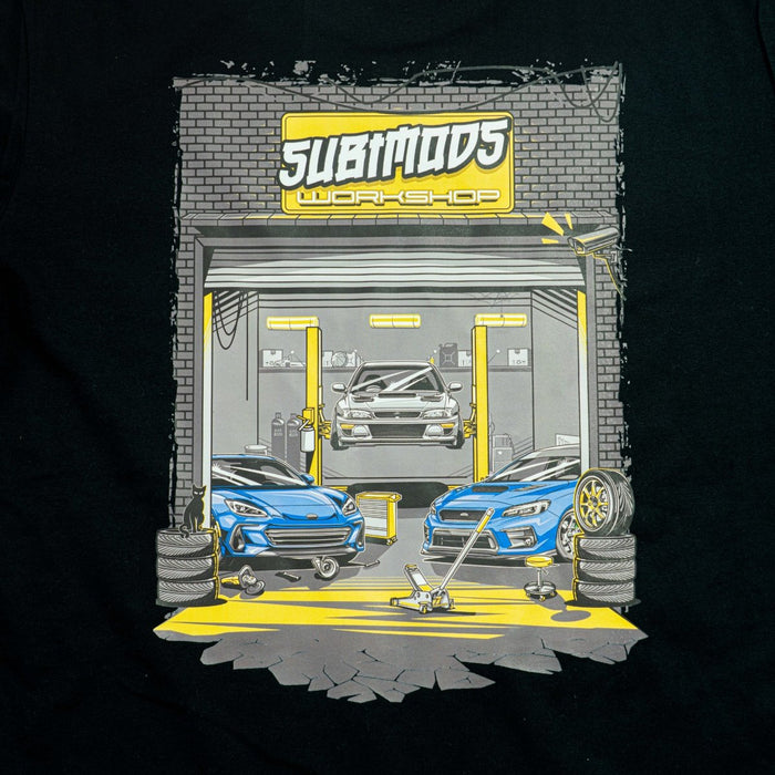 Subimods Official "Workshop" Short Sleeve Shirt Black - SM-2286-S - Subimods.com