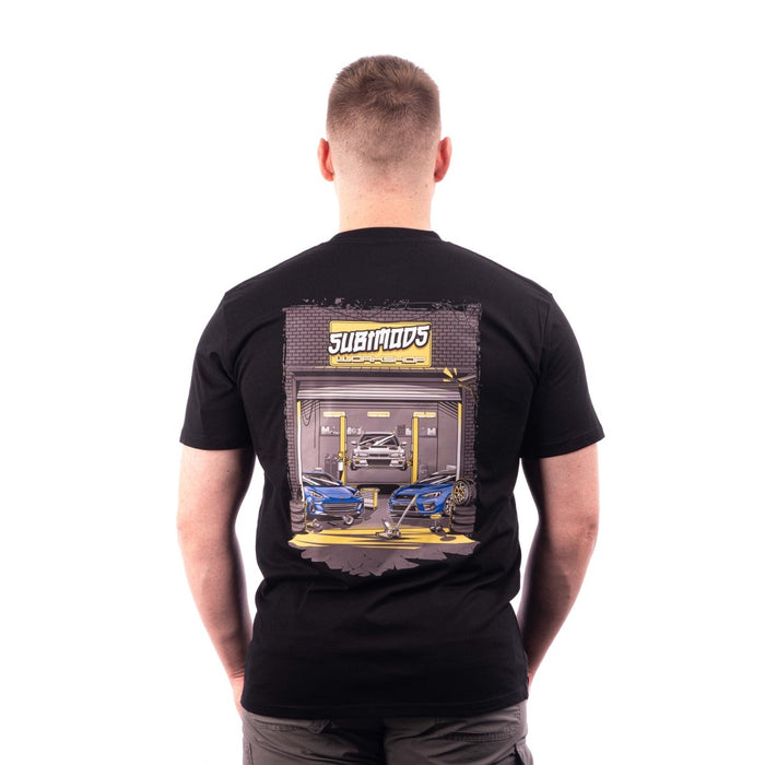Subimods Official "Workshop" Short Sleeve Shirt Black - SM-2286-S - Subimods.com
