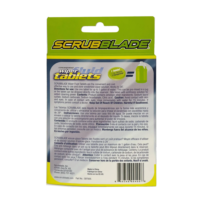 Scrubblade Apple Scented Washer Fluid Tablets