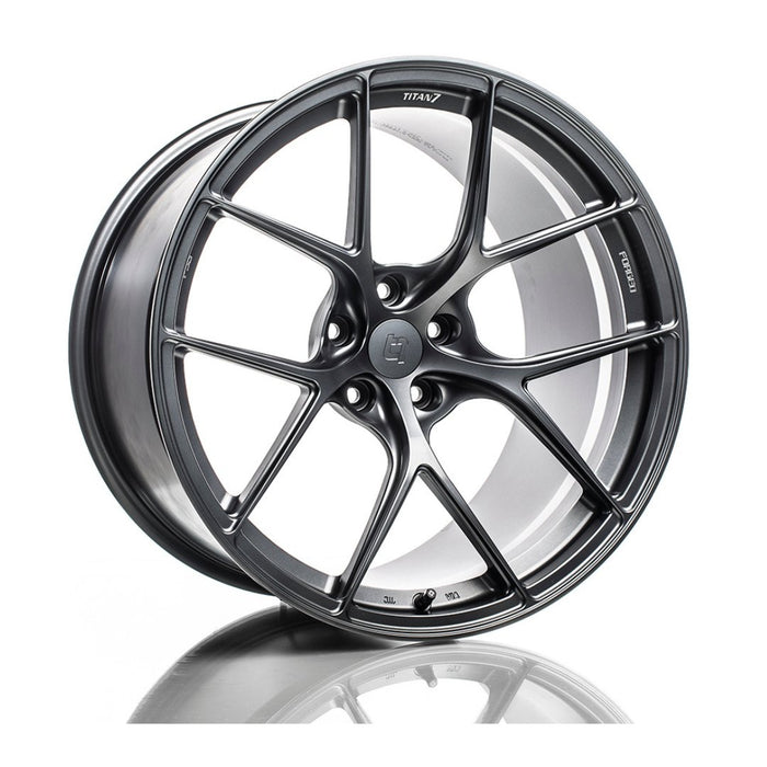 Split Spoke Rims Titan 7 T-S5 Forged Split 5 Spoke Rim 18x9 +47 for BRZ / — Subimods.com