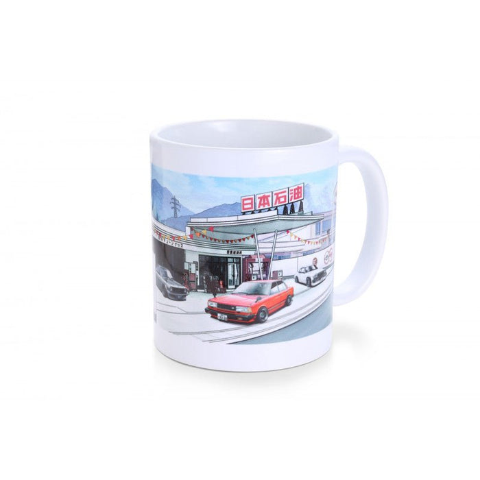 Tomei B120 / 910 / C210 Gas Station Yamanashi Mug - TG601A - NS00C - Subimods.com