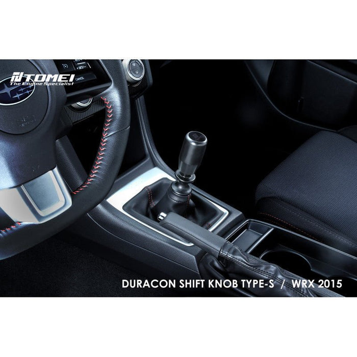 Tomei Duracon Shift Knob Type - S 70mm M12x1.25 2015 - 2021 WRX / 2004 - 2021 STI / 2013 - 2021 BRZ / 2013 - 2016 FR - S / 2012 - 2020 GT86 - TF101B-0000B - Subimods.com