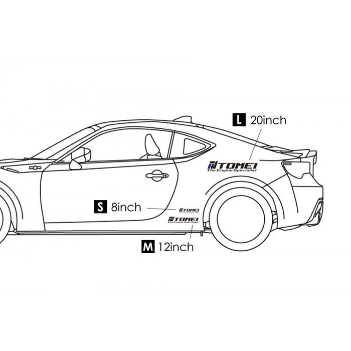 Tomei Engine Specialist Die Cut Sticker - Black - TG201D - 0000A - Subimods.com