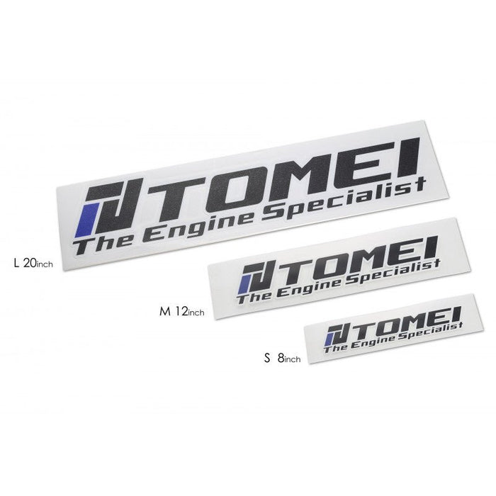 Tomei Engine Specialist Die Cut Sticker - Black - TG201D - 0000A - Subimods.com
