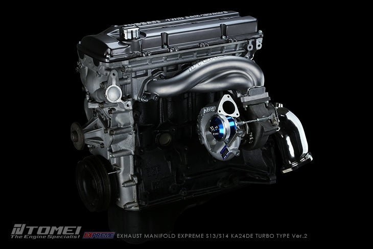 Tomei Expreme Exhaust Manifold Turbo Type Ver. 2 1991 - 1998 Nissan 240sx - TB601A - NS16B - Subimods.com