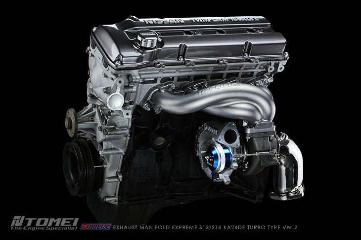 Tomei Expreme Exhaust Manifold Turbo Type Ver. 2 1991 - 1998 Nissan 240sx - TB601A - NS16B - Subimods.com