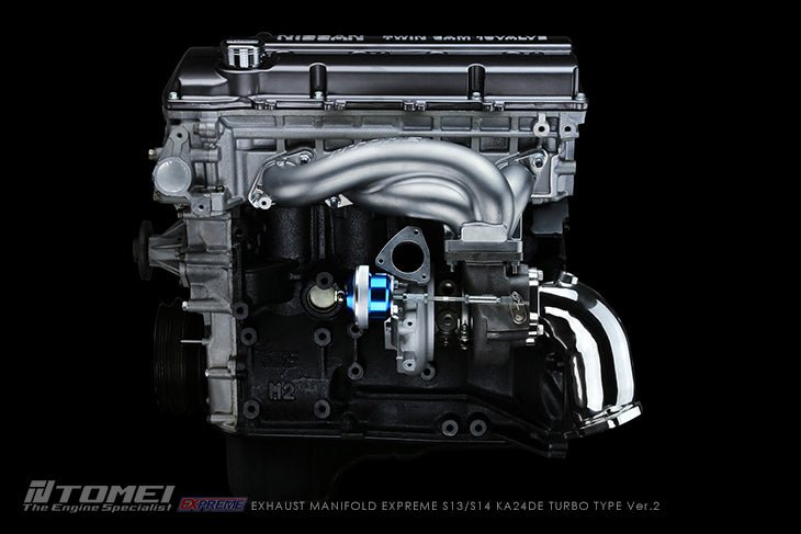Tomei Expreme Exhaust Manifold Turbo Type Ver. 2 1991 - 1998 Nissan 240sx - TB601A - NS16B - Subimods.com