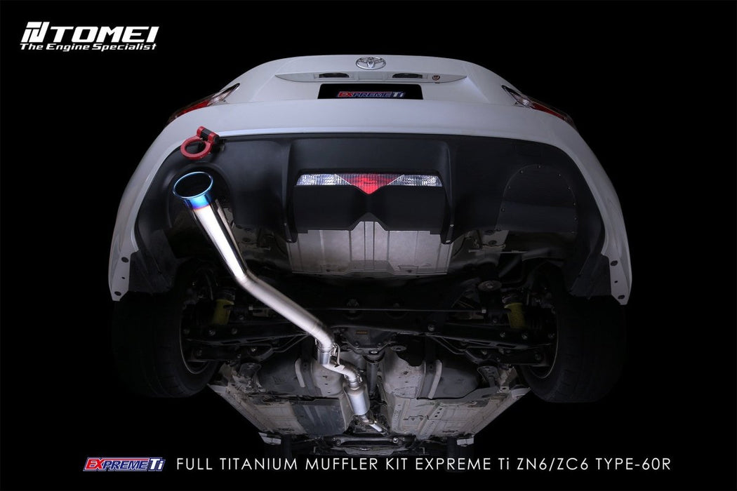 Tomei Expreme Ti Titanium Type 60R Catback Exhaust 2013-2021 BRZ - TB6090-SB03B - Subimods.com