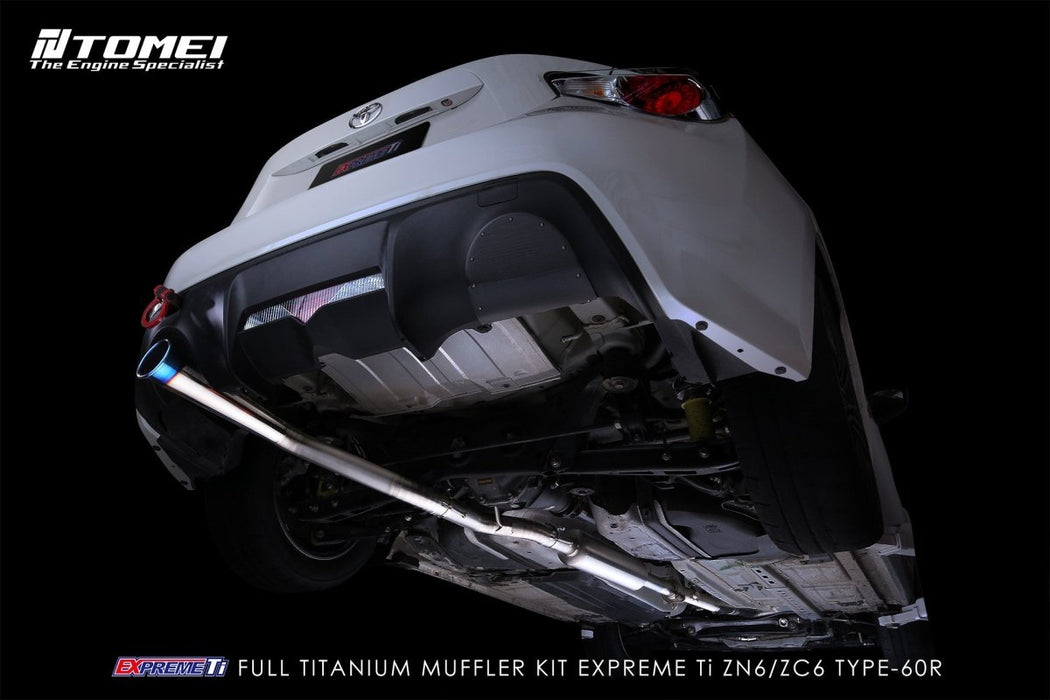 Tomei Expreme Ti Titanium Type 60R Catback Exhaust 2013-2021 BRZ - TB6090-SB03B - Subimods.com
