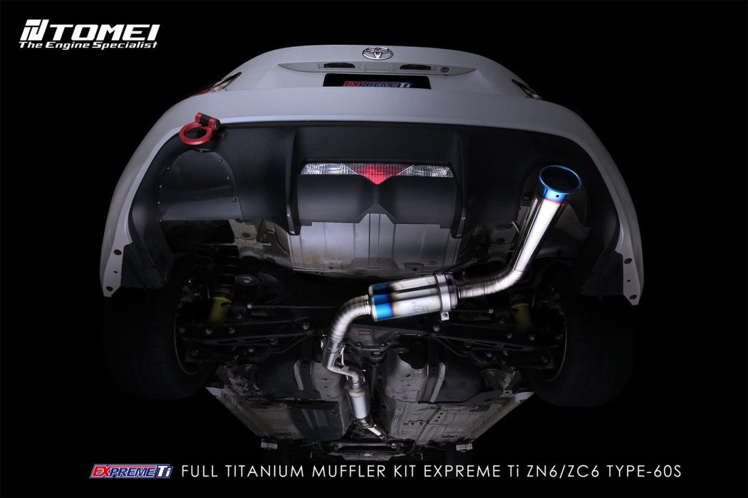Tomei Expreme Ti Titanium Type 60S Catback Exhaust 2013-2021 BRZ - TB6090-SB03A - Subimods.com