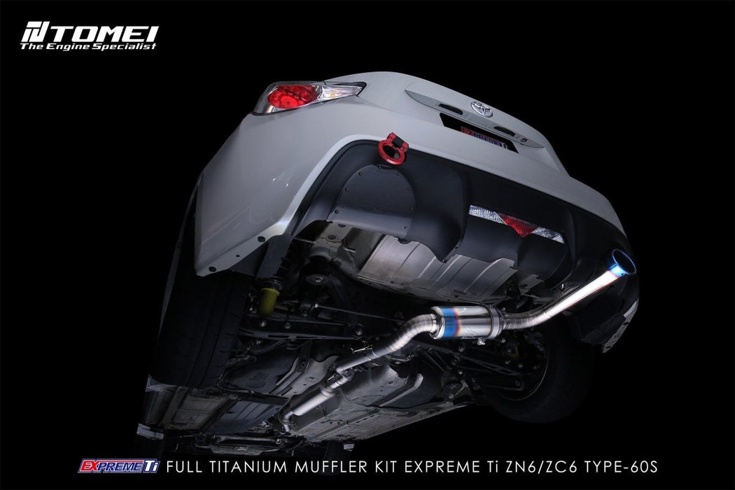 Tomei Expreme Ti Titanium Type 60S Catback Exhaust 2013-2021 BRZ - TB6090-SB03A - Subimods.com