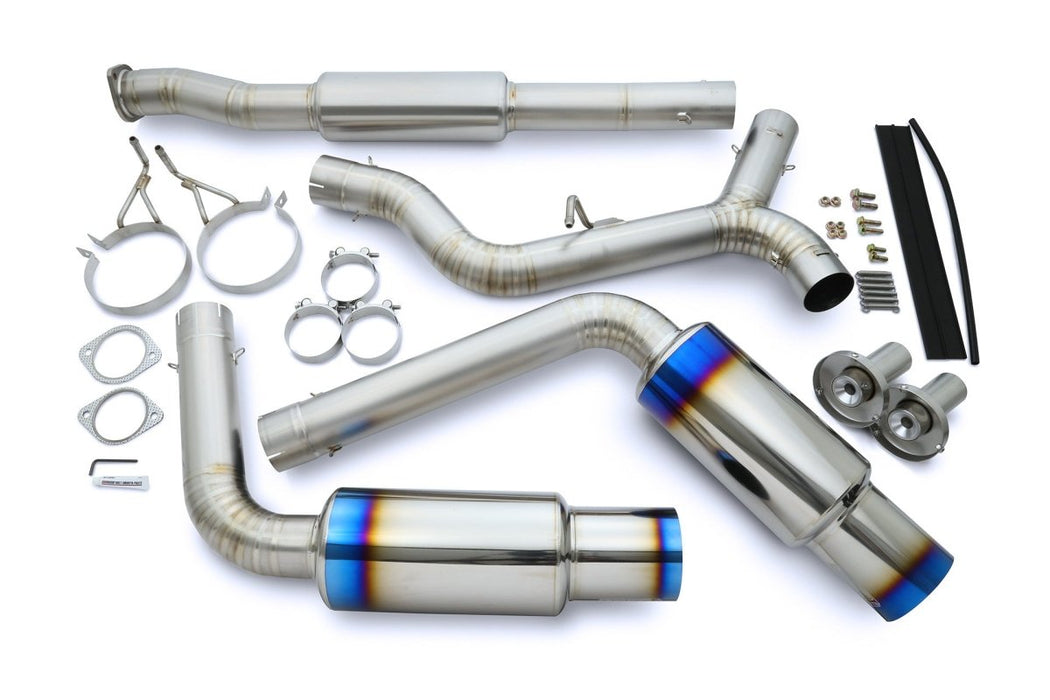 Tomei Expreme Ti Titanium Type-D Dual Exit Catback Exhaust 2011-2021 WRX Sedan / 2011-2021 STI Sedan - TB6090-SB02D - Subimods.com