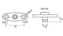 Tomei Fuel Pressure Regulator Adapter 2002-2007 WRX / 2004-2007 STI - TB508A-0000A - Subimods.com