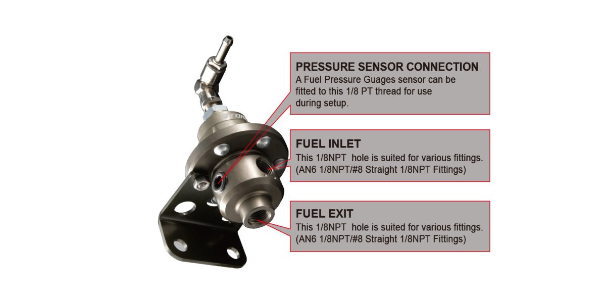 Tomei Fuel Pressure Regulator Type - S - TB507A-0000A - Subimods.com