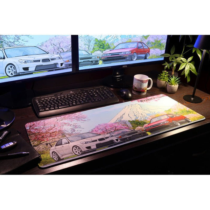 Tomei GDB / BNR32 / AE86 Cherry Blossom Mt. Fuji Desk Pad - TG801A - 0000A - Subimods.com