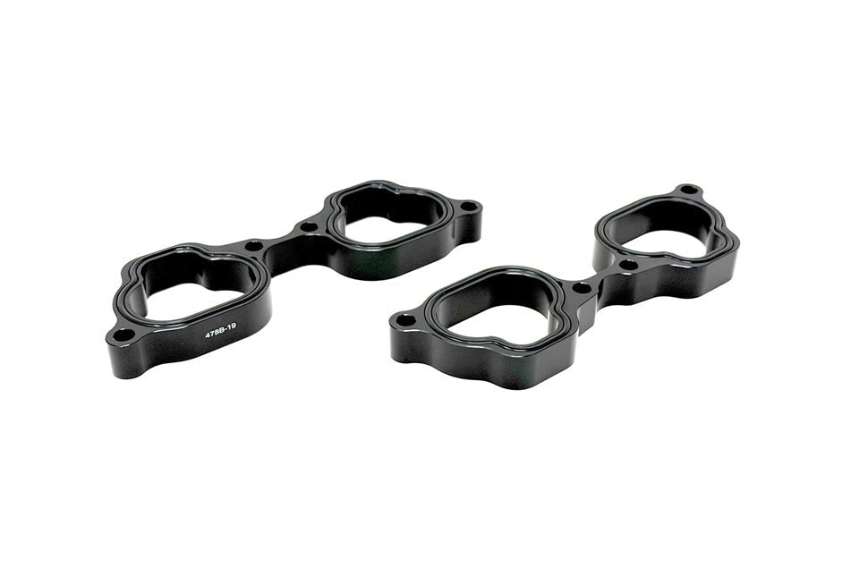 Torque Solution 19mm Intake Manifold Spacer Black 2002 - 2014 WRX / 2004 - 2021 STI - TS-SU-478B-BK - Subimods.com