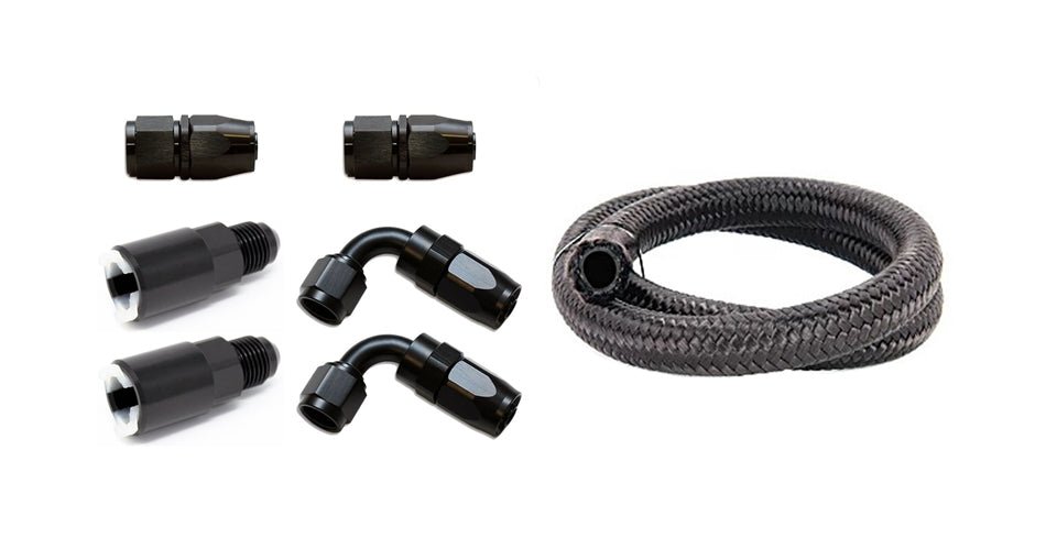 Torque Solution - 6AN Flex Fuel Add - On Kit 2002 - 2014 WRX / 2007 - 2021 STI / 2007 - 2012 Legacy GT / 2006 - 2013 Forester XT - TS - SU - 6FLK - FFU - Subimods.com