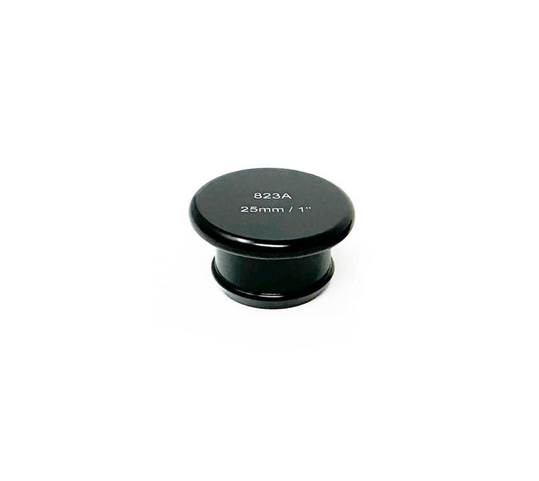 Torque Solution Billet Aluminum Hose Blanking Plug Black 1 Inch - TS - UNI - 823A - Subimods.com