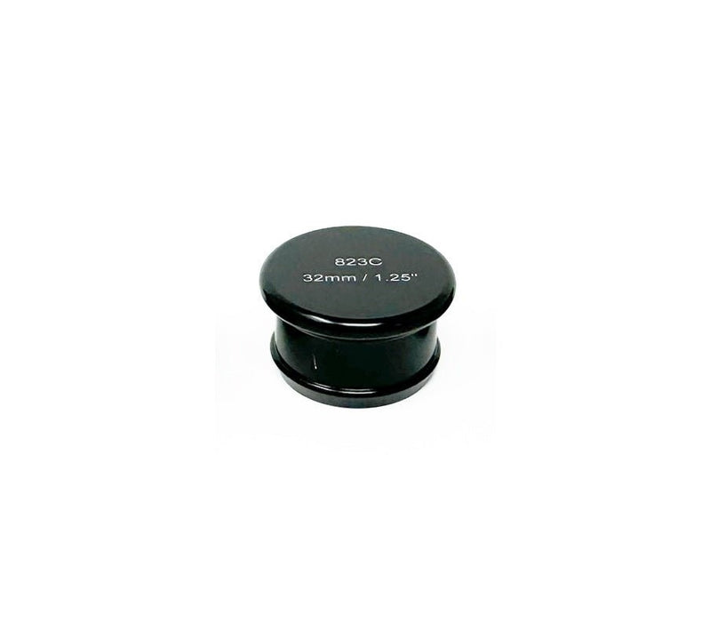 Torque Solution Billet Aluminum Hose Blanking Plug Black 1.25 Inch - TS - UNI - 823C - Subimods.com