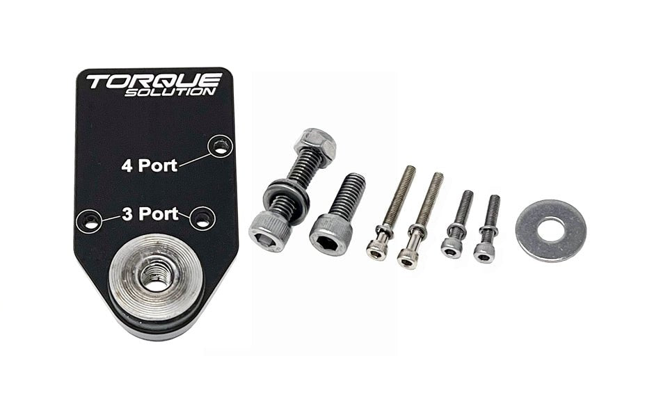 Torque Solution Billet Boost Control Solenoid Bracket For Use w/ Mac Solenoid Valves - TS - UNI - 646 - Subimods.com