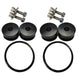 Torque Solution Billet Bumper Quick Release Kit Black - TS - UNI - 026B - Subimods.com