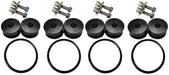 Torque Solution Billet Bumper Quick Release Kit Front and Rear Black - TS - UNI - 026BC - Subimods.com