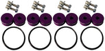 Torque Solution Billet Bumper Quick Release Kit Front and Rear Purple - TS - UNI - 026PRc - Subimods.com