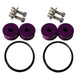 Torque Solution Billet Bumper Quick Release Kit Purple - TS - UNI - 026PR - Subimods.com