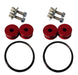 Torque Solution Billet Bumper Quick Release Kit Red - TS - UNI - 026R - Subimods.com