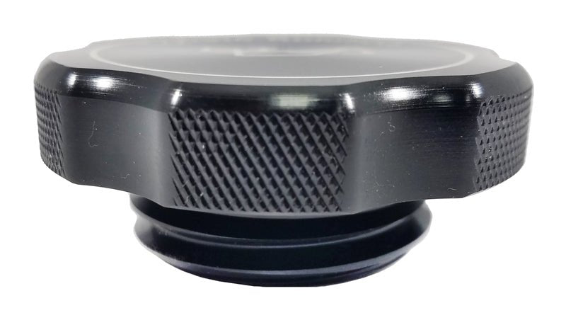 Torque Solution Billet Oil Cap Black Most Subaru Models - TS - SU - 313 - 12 - Subimods.com
