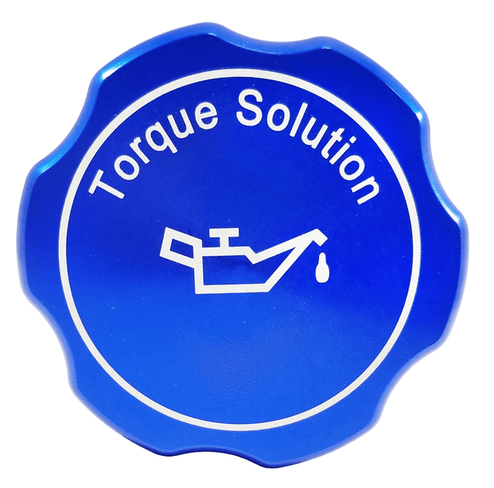 Torque Solution Billet Oil Cap Blue Most Subaru Models - TS - SU - 313BU - Subimods.com