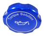 Torque Solution Billet Oil Cap Blue Most Subaru Models - TS - SU - 313BU - Subimods.com