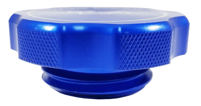 Torque Solution Billet Oil Cap Blue Most Subaru Models - TS - SU - 313BU - Subimods.com