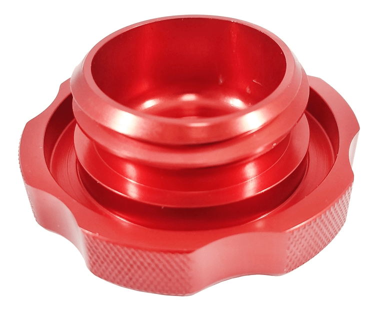 Torque Solution Billet Oil Cap Red Most Subaru Models - TS - SU - 313RD - Subimods.com